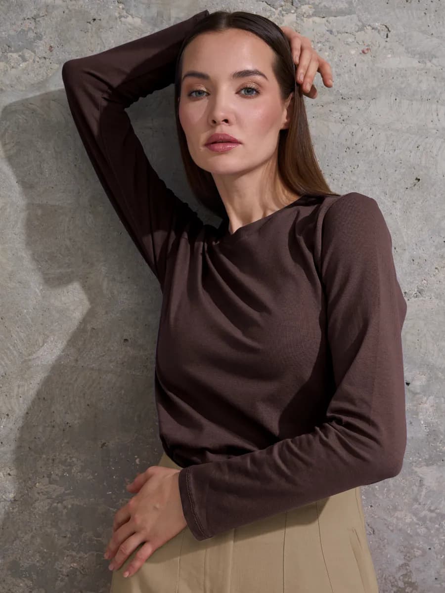 Лонгслив футболка с длинным рукавом