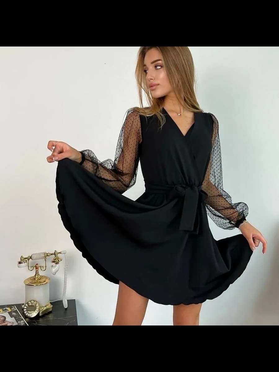 Платье праздничное на запах вечернее