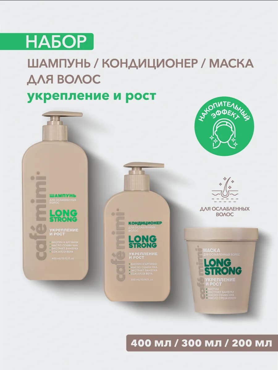 Шампунь, кондиционер и маска для волос