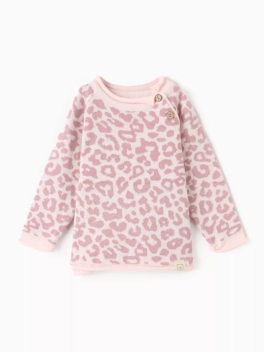 Джемпер вязаный теплый детский для новорожденных