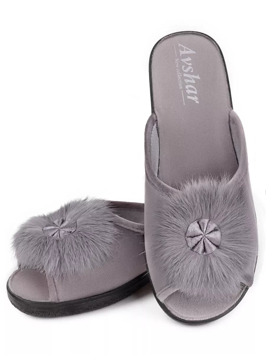 Тапочки домашние на танкетке