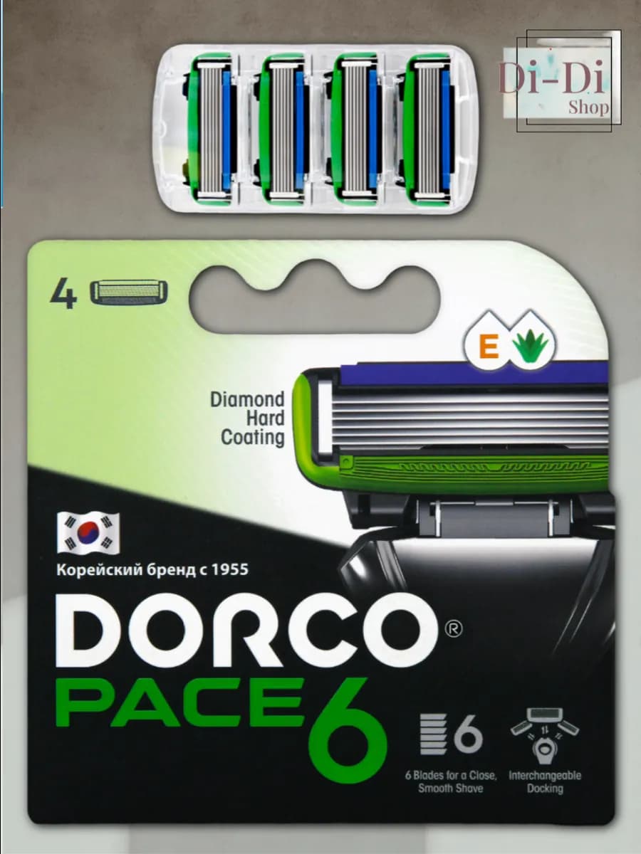 Pace 6 Кассеты для бритья сменные