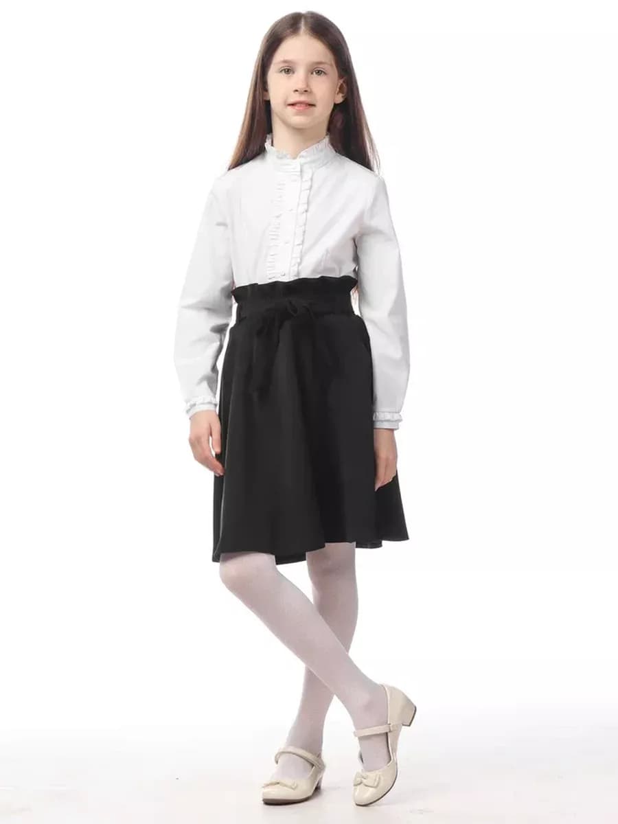 Юбка школьная для девочки на резинке