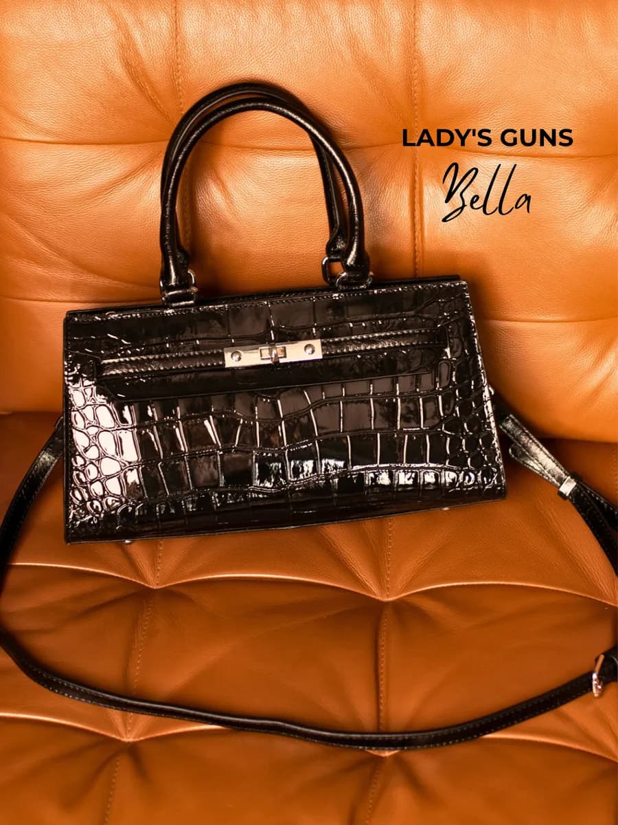 Сумка натуральная кожа средняя через плечо - фото 1