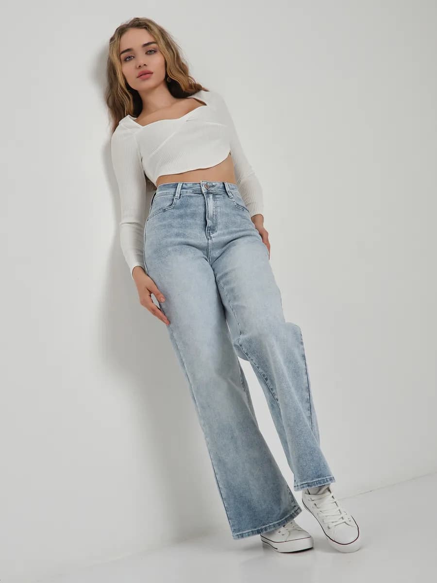 Джинсы прямые