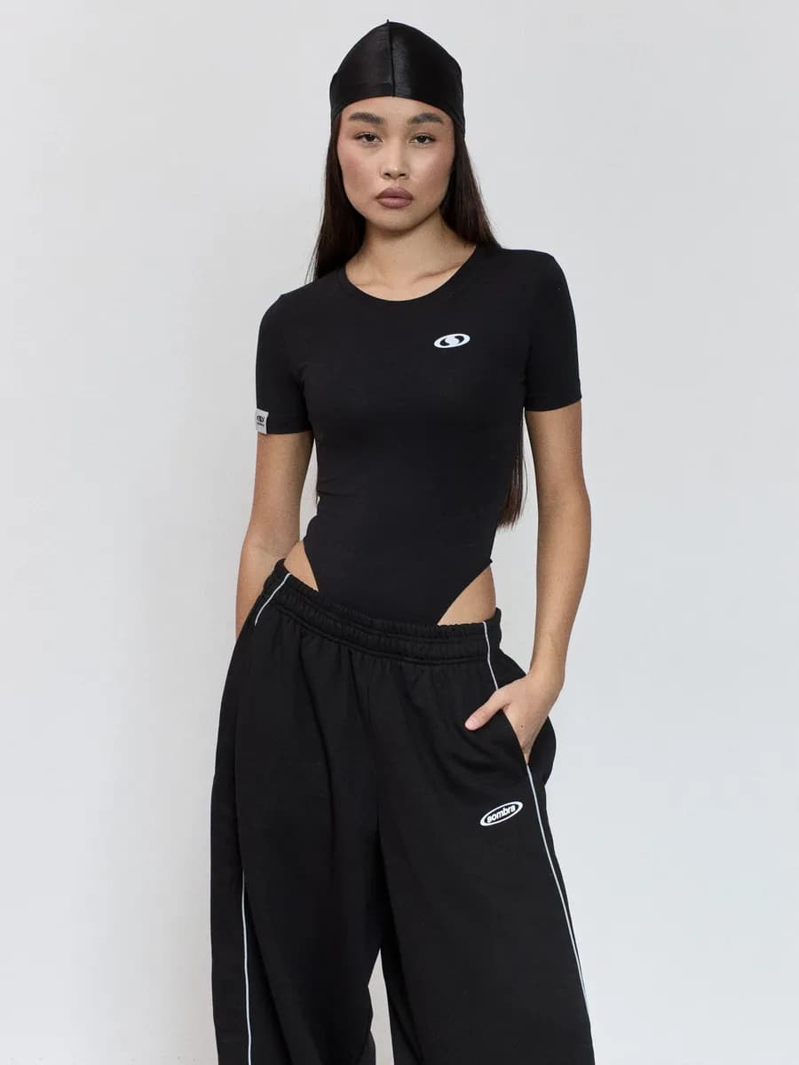 Боди с коротким рукавом хлопковое из премиум ткани