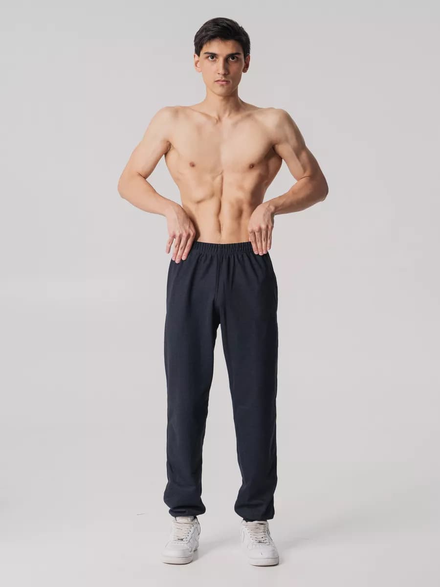 Брюки мужские спортивные джоггеры штаны карго синий