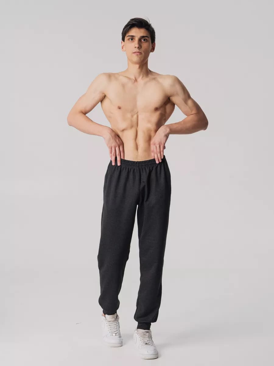 Брюки мужские спортивные джоггеры штаны карго серый