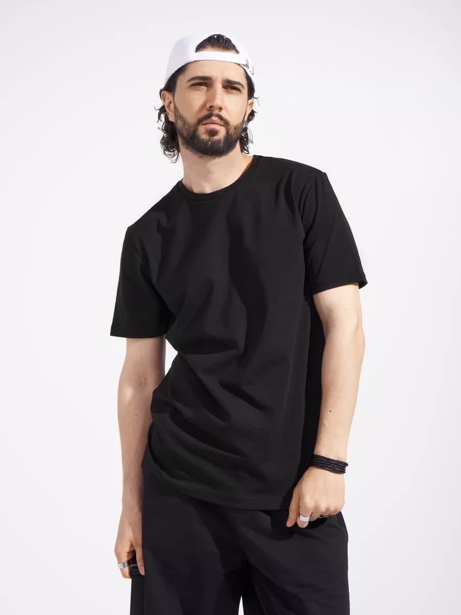 Футболка однотонная хлопок