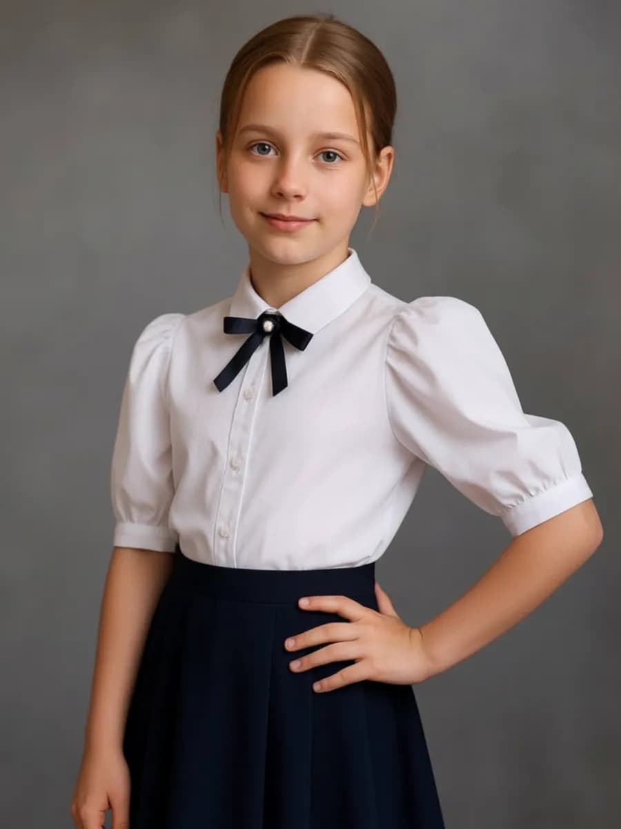 Блузка школьная