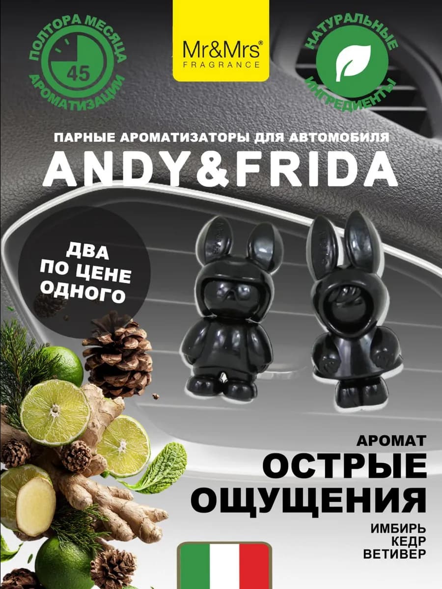 Ароматизатор для автомобиля ANDY & FRIDA Острые ощущения - фото 1