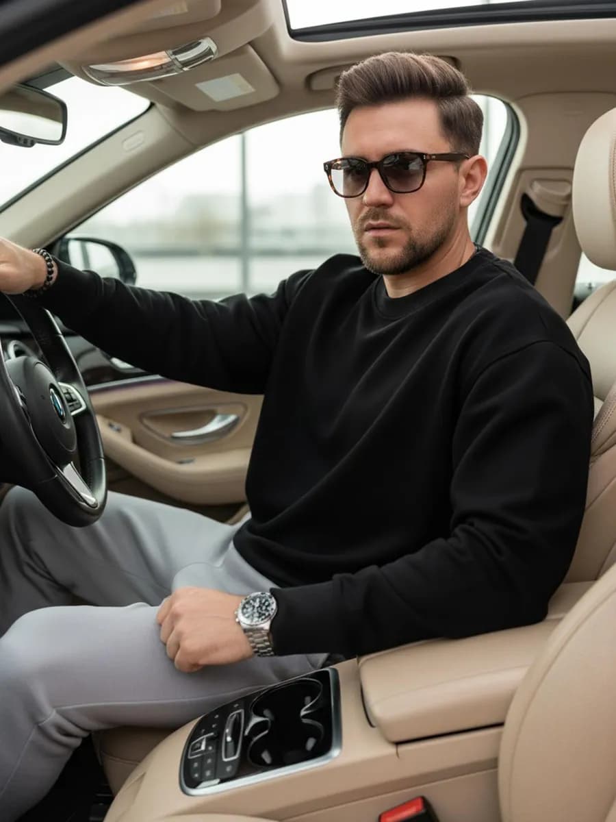 Свитшот базовый плотный без начеса