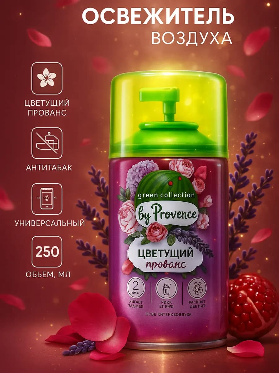 Освежитель воздуха для туалета Цветы 250 мл