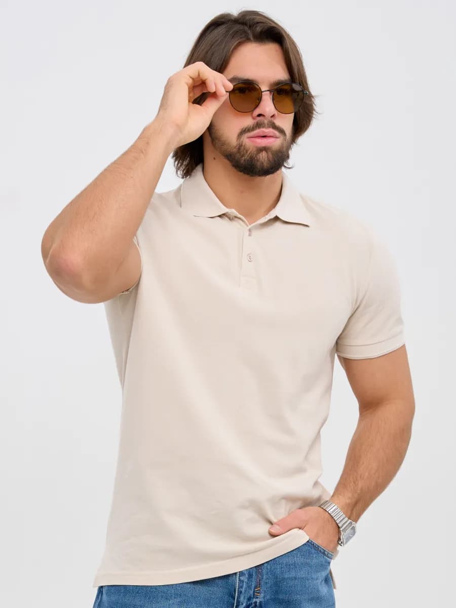 Футболка поло с коротким рукавом