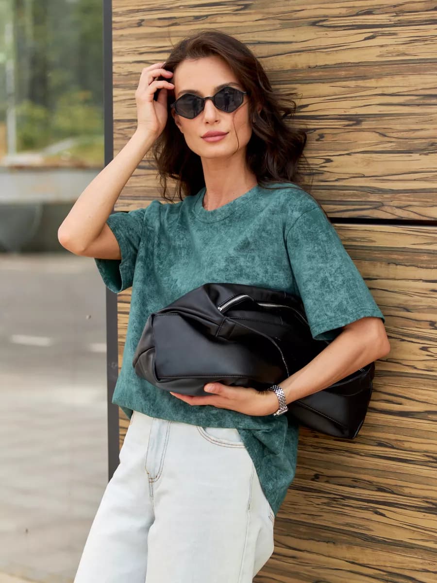 Футболка варенка базовая оверсайз домашняя