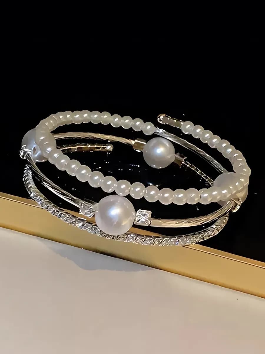 Браслет на руку широкий бижутерия