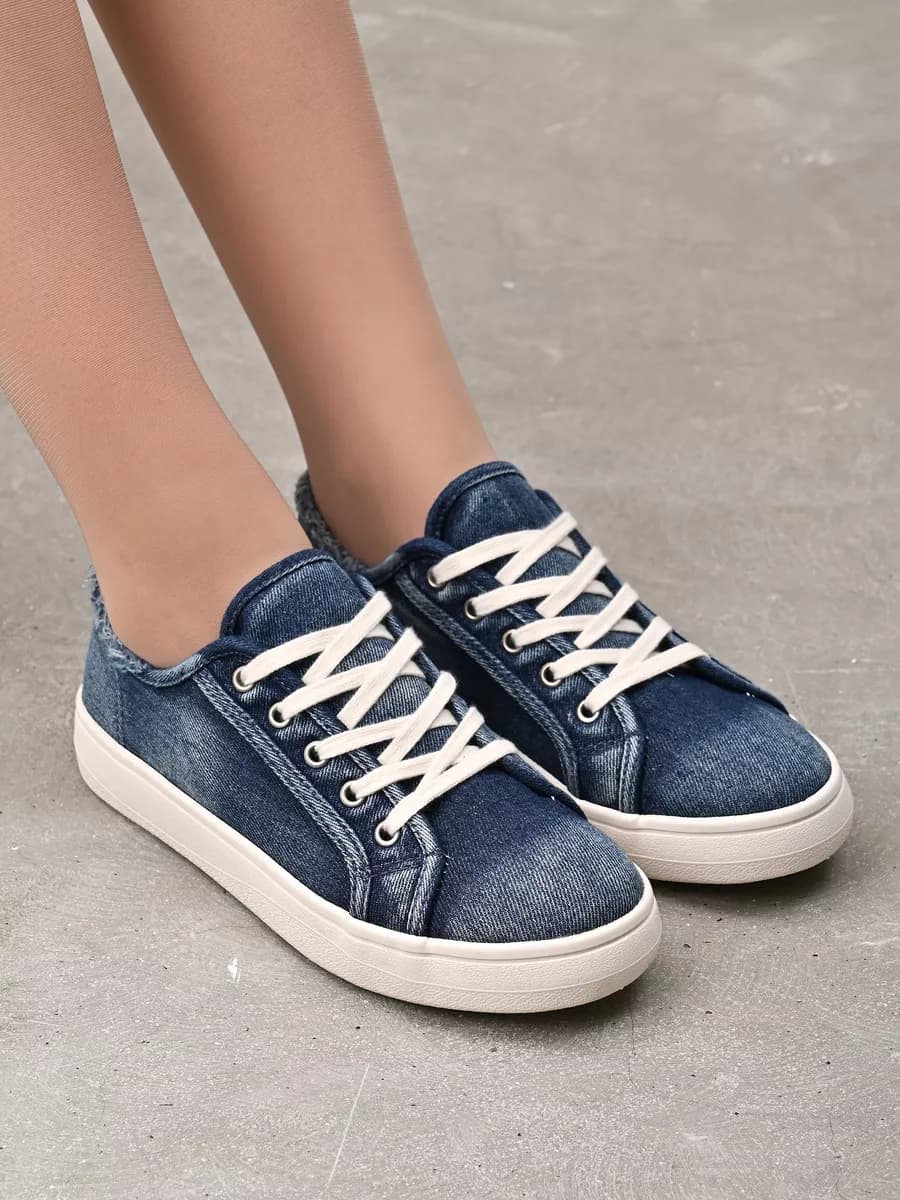 Кеды летние текстильные