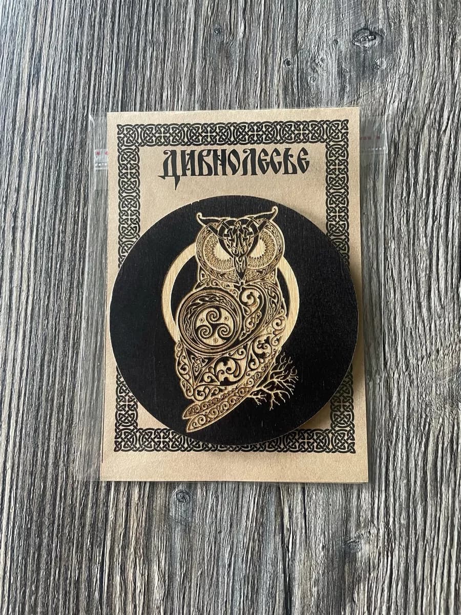 Подставка под стаканы Сова