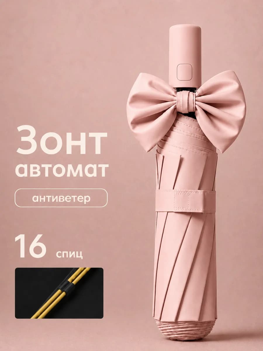 Зонт автомат мини 8 спиц