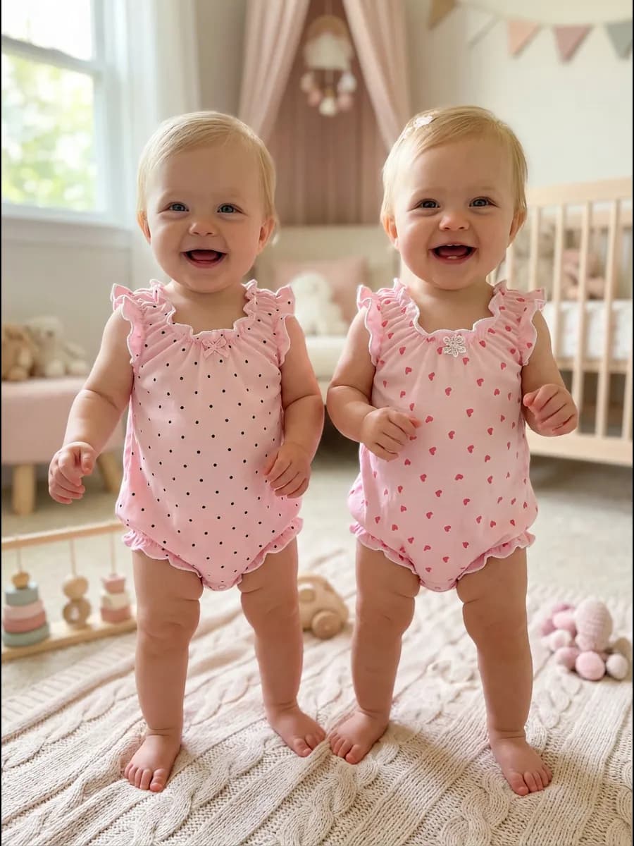 Боди майка для новорожденных с рюшами 2 штуки