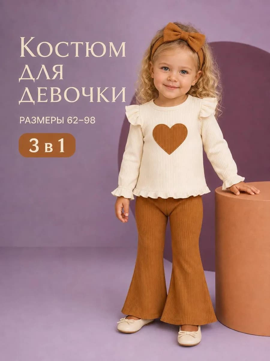 Костюм для новорожденных нарядный комплект