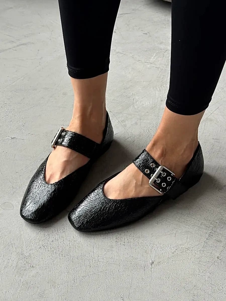 Босоножки летние балетки с закрытым носом