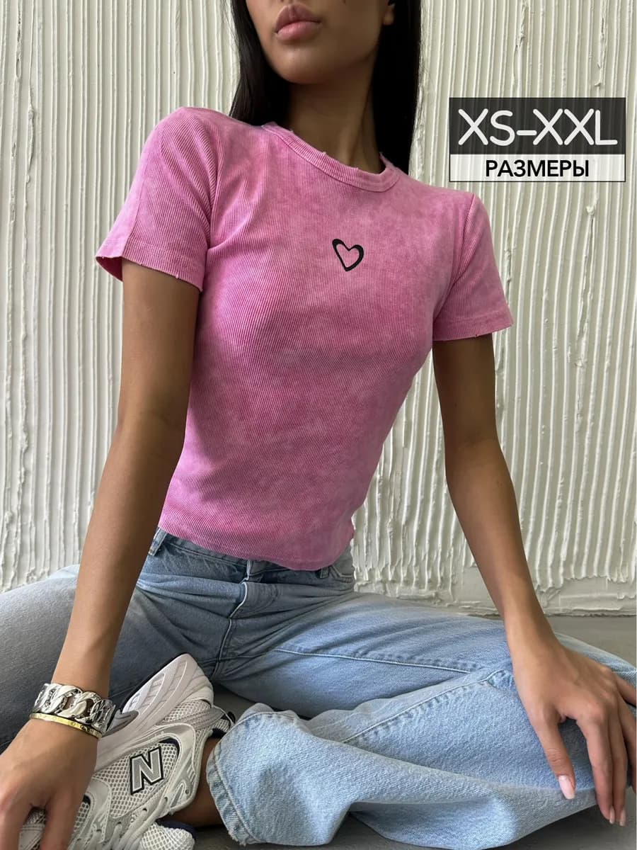 Футболка варенка летняя с сердечком