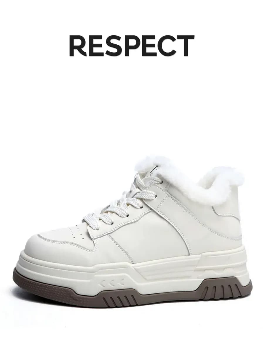 Кеды женские зимние натуральные