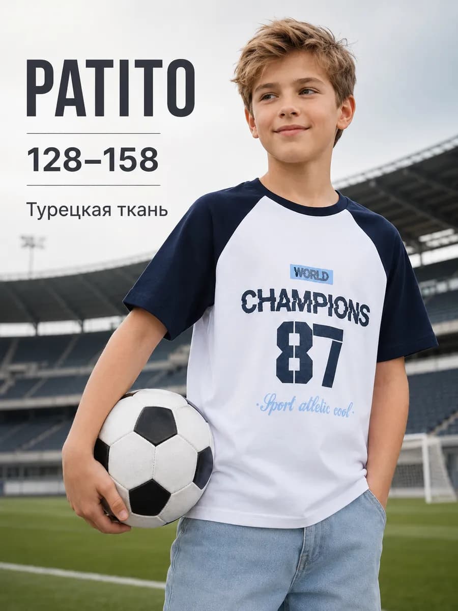 Футболка с принтом спортивная