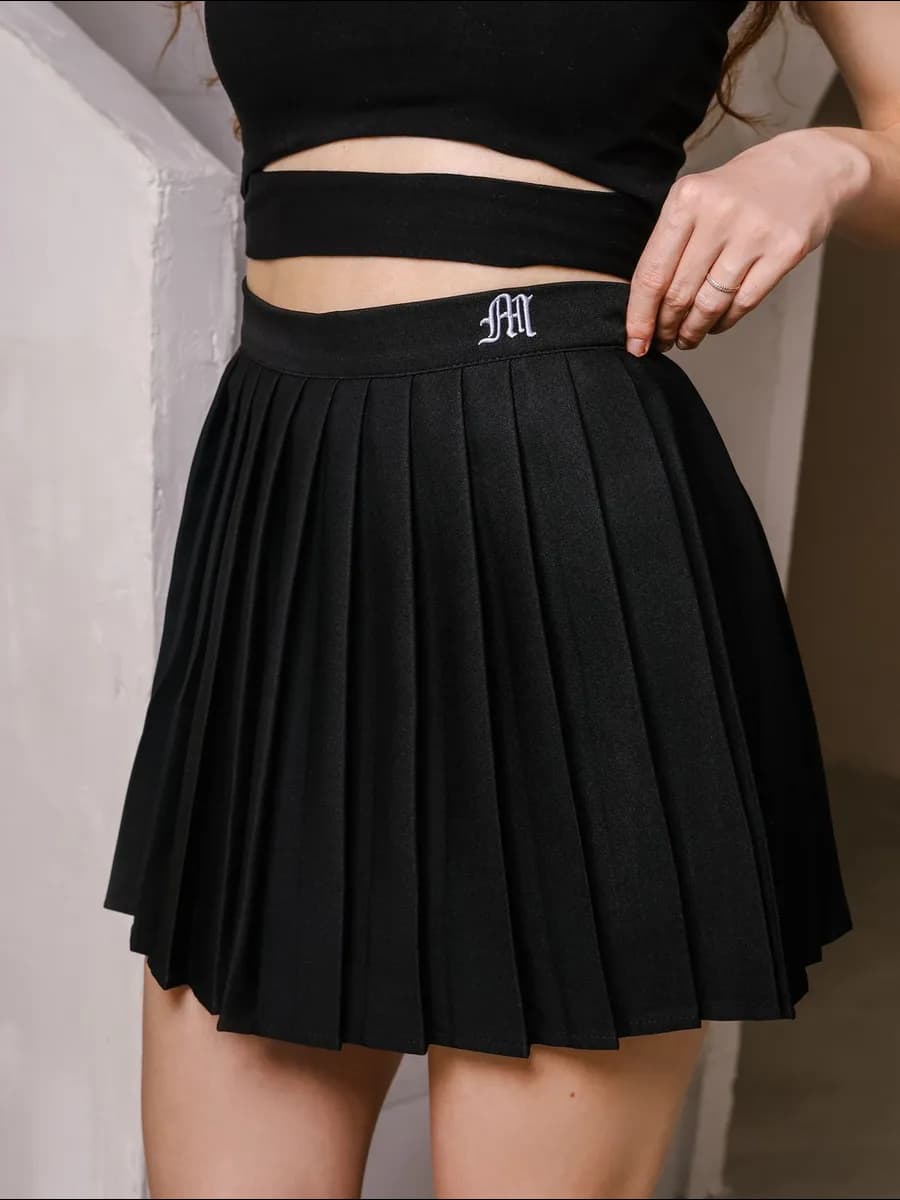 Юбка шорты школьная мини теннисная