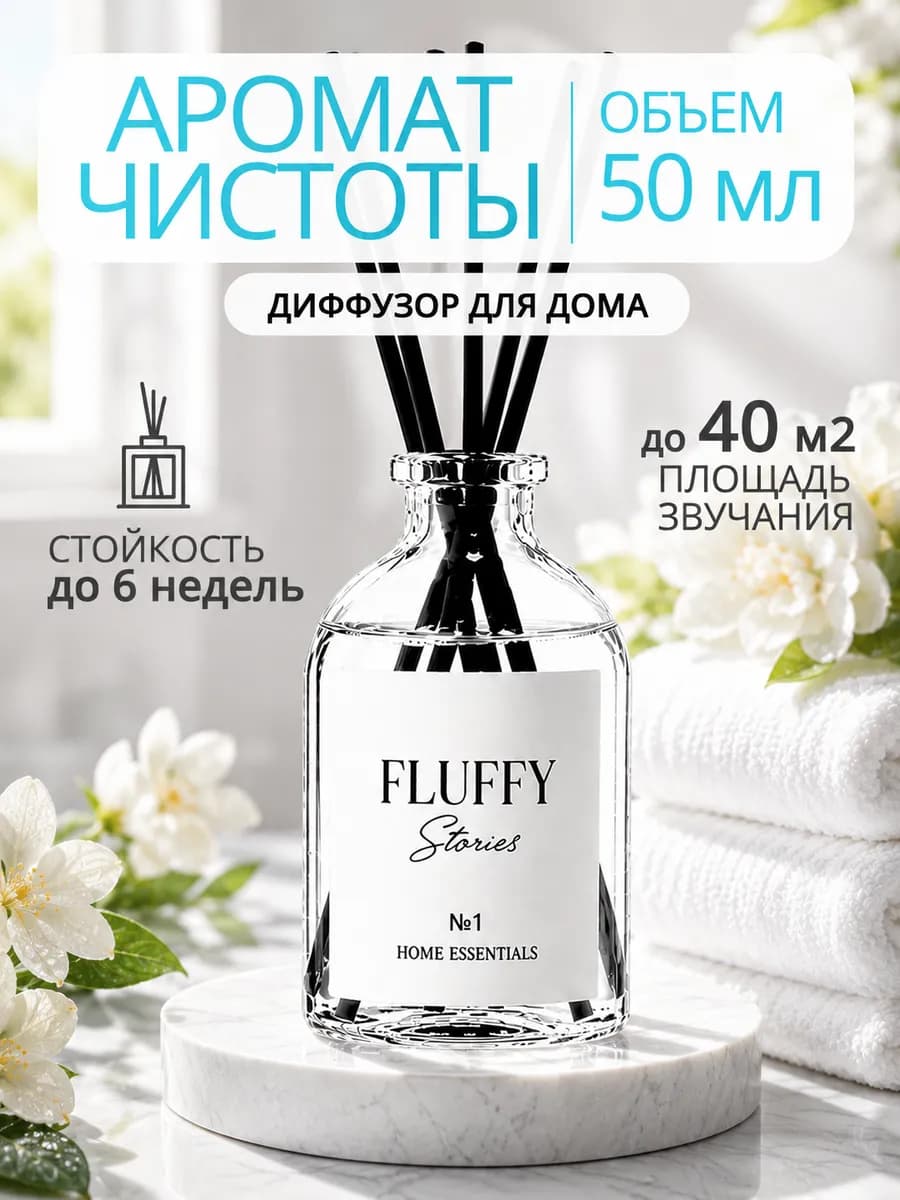 Диффузор для дома с палочками парфюмированный стойкий 1 шт