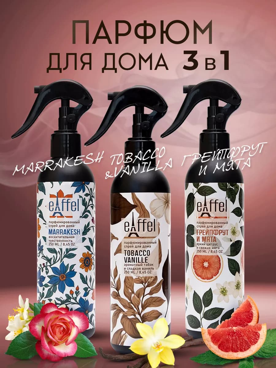 Освежитель воздуха парфюмированный ароматизатор для дoма