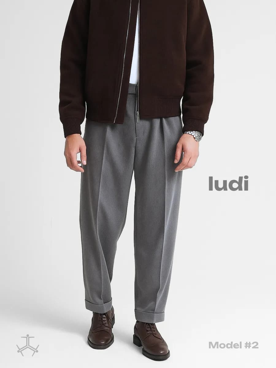 Брюки широкие классические оверсайз