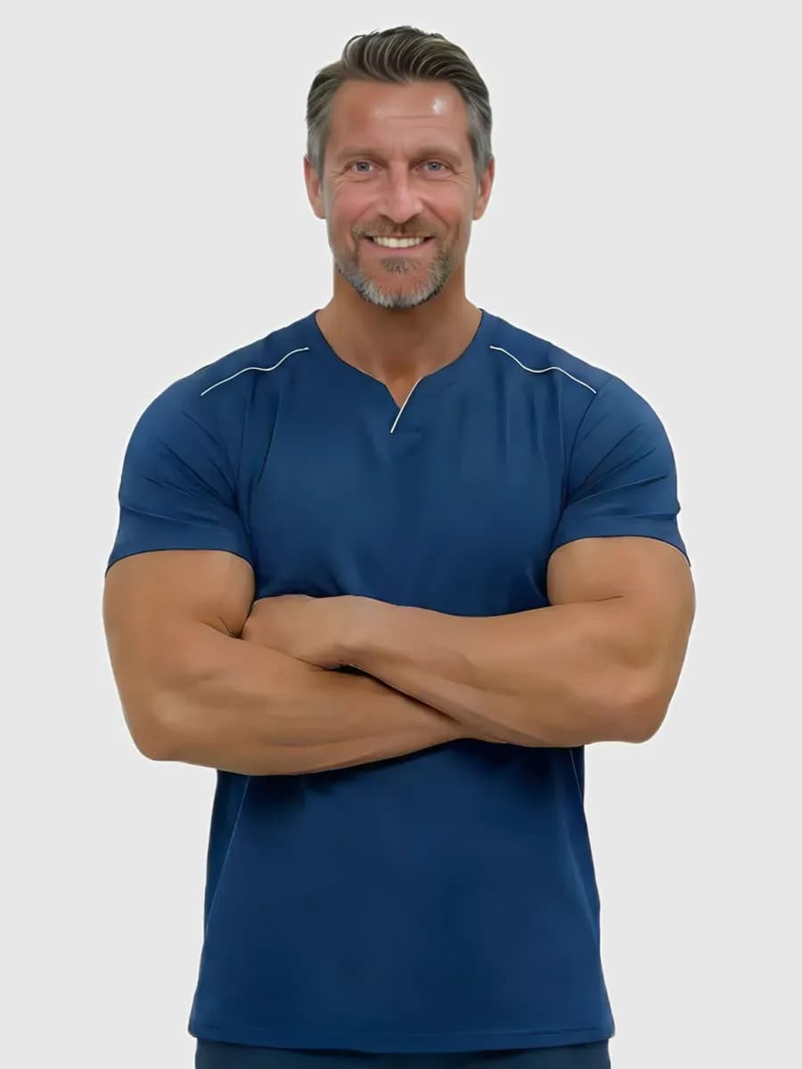 Футболка оверсайз больших размеров поло хлопок летняя - фото 1