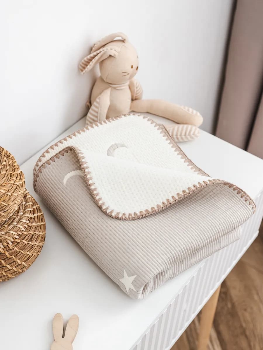 Плед детский муслиновый теплый