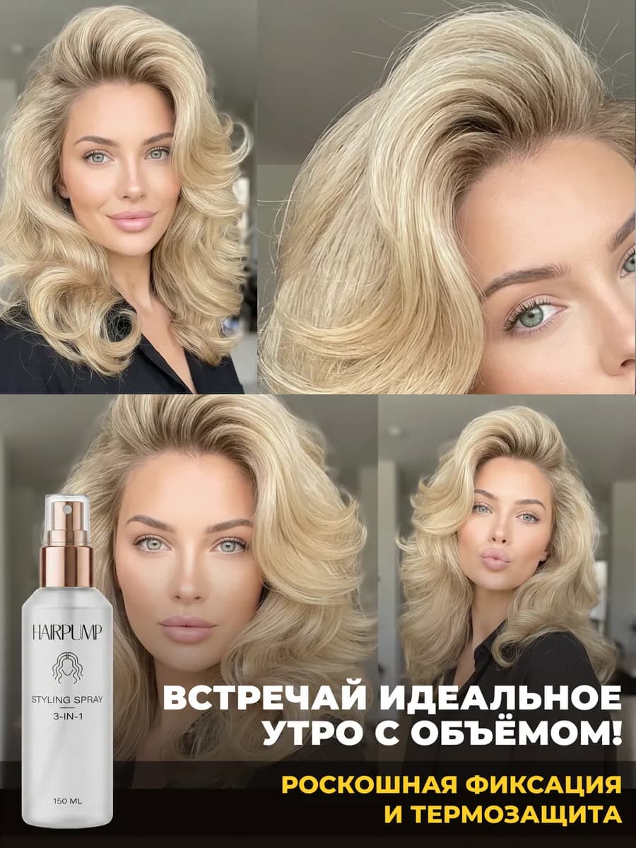 Спрей для объема волос и фиксации