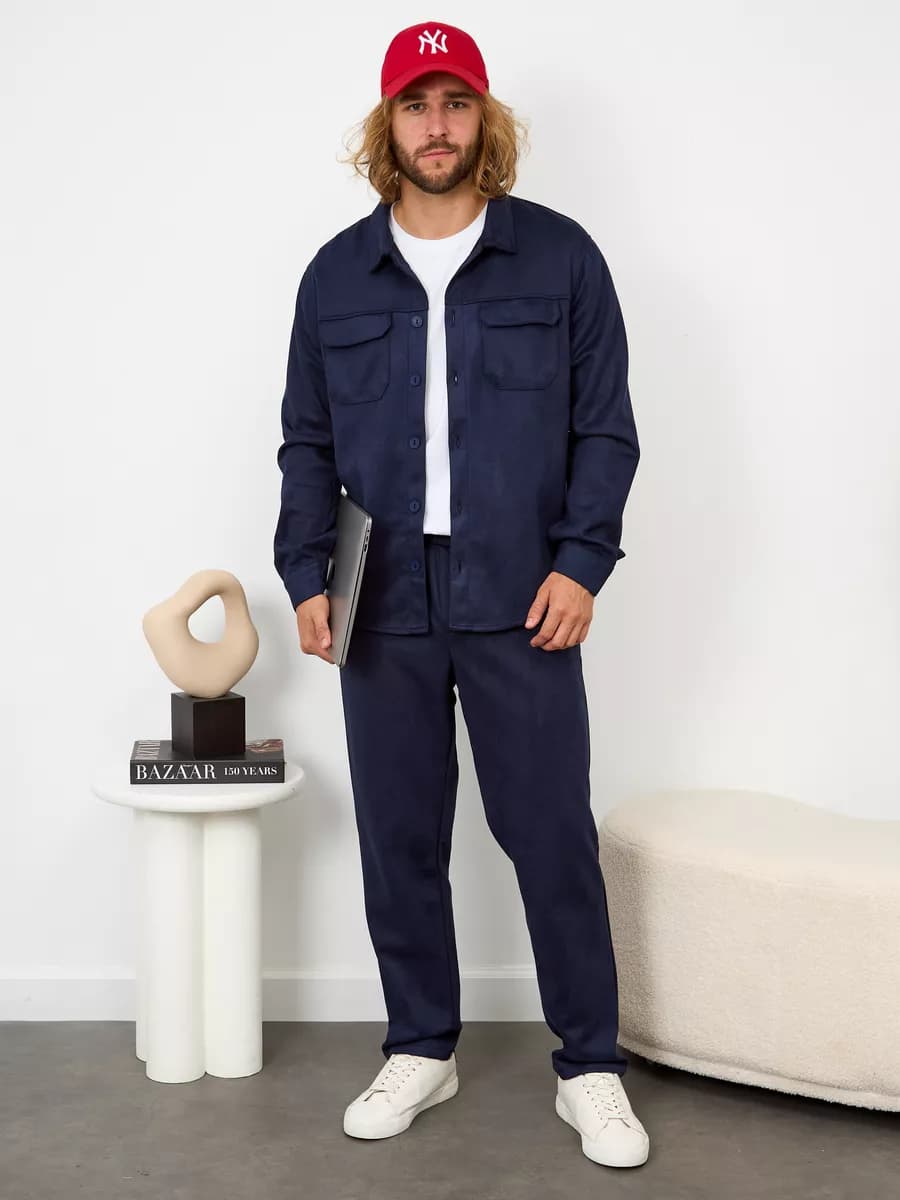 костюм двойка с брюками повседневный