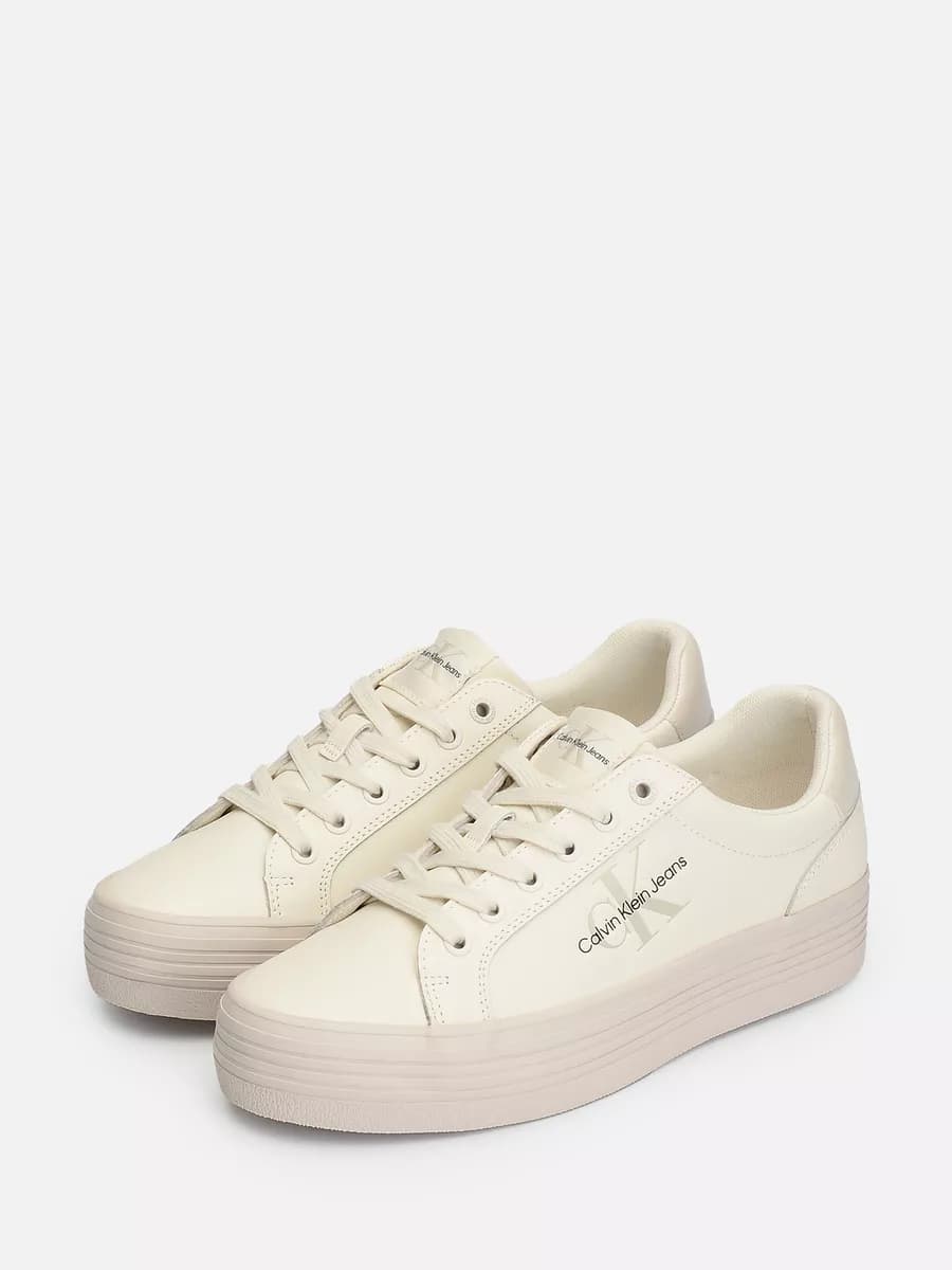 Кеды из натуральной кожи городские на шнуровке