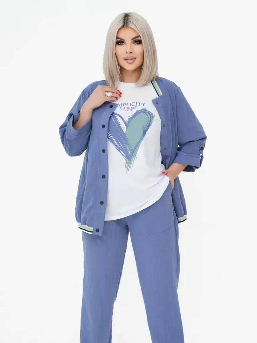 Костюм тройка брючный