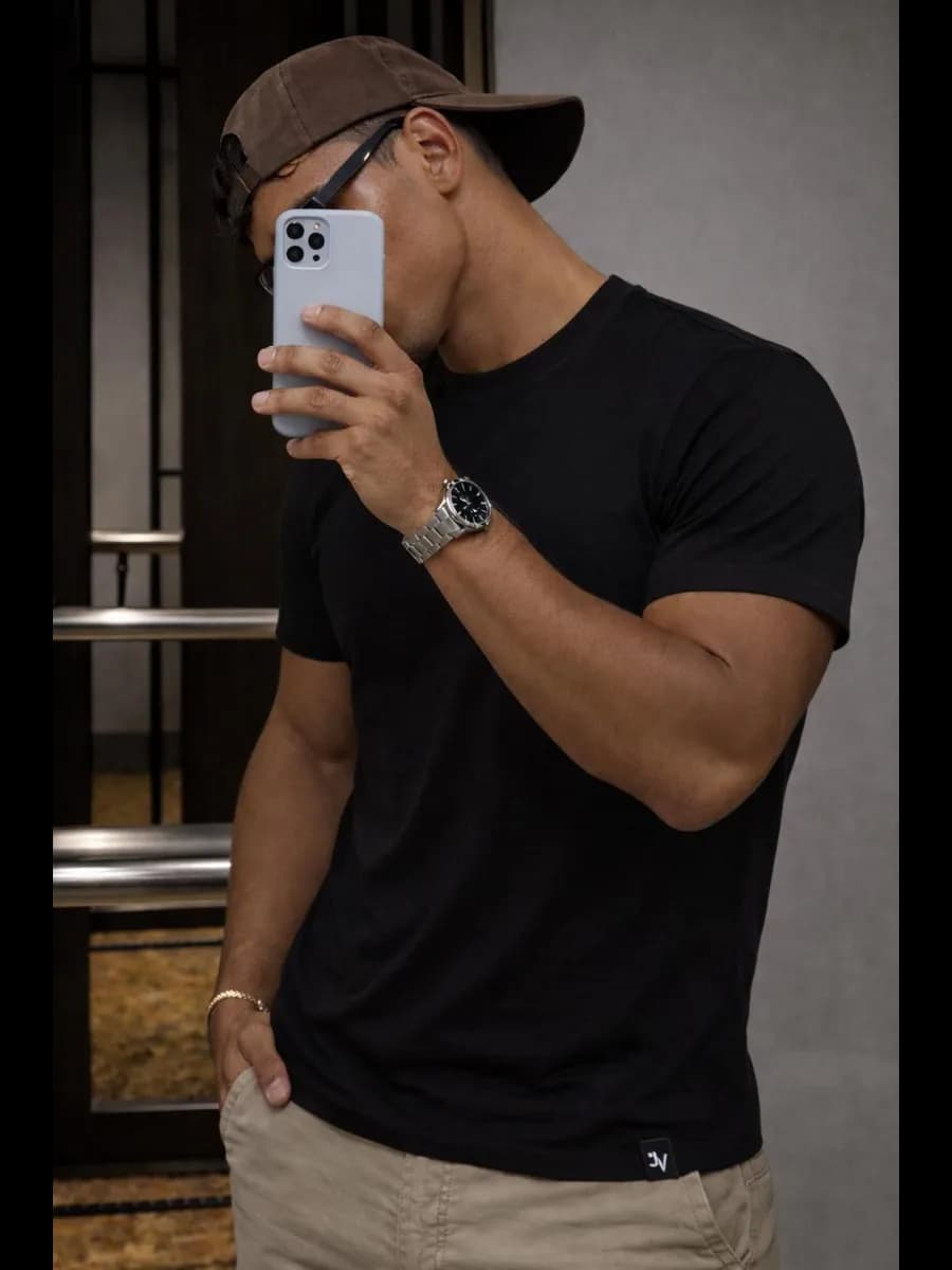 Футболка Премиум однотонная хлопок