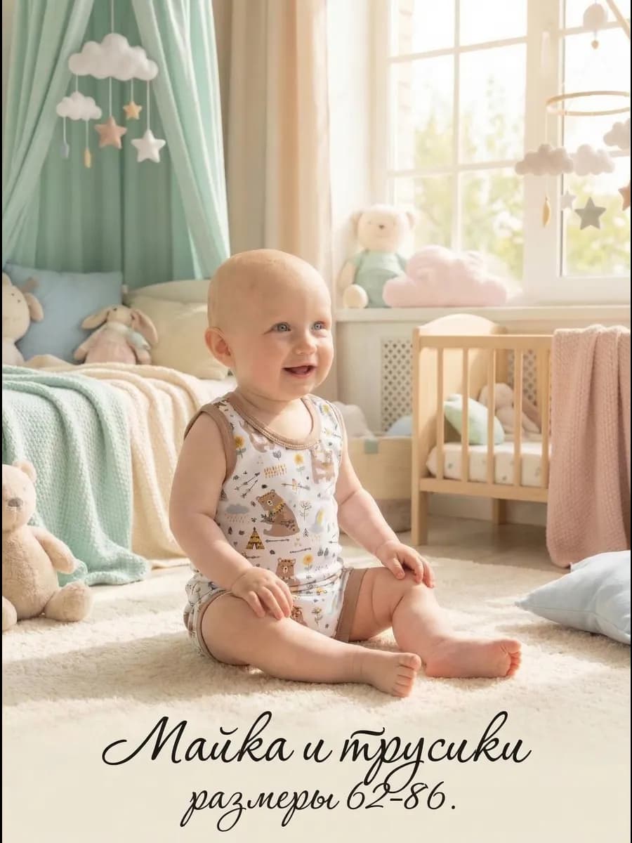 Майка и трусики для малышей