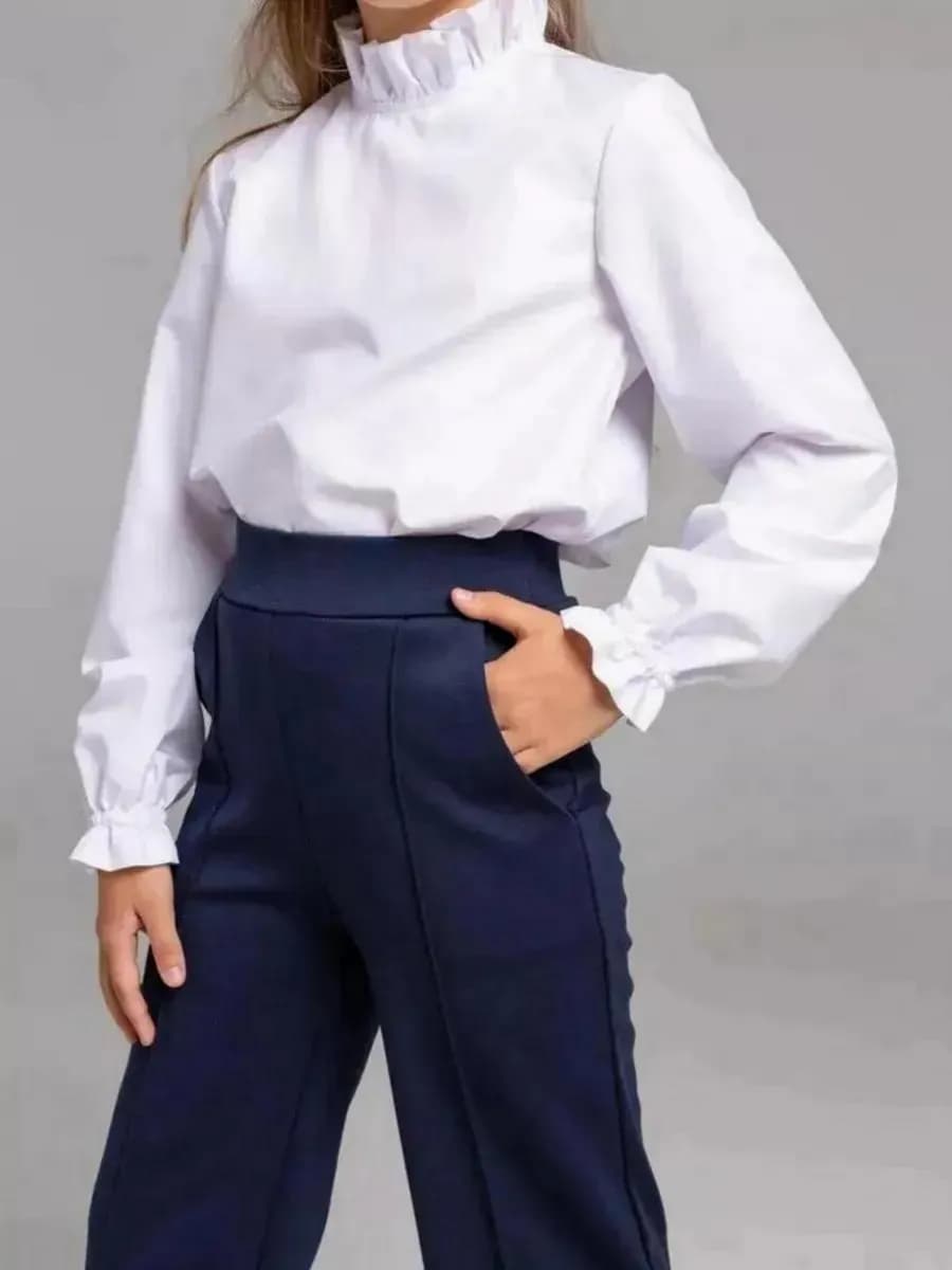 Брюки школьные классические на резинке