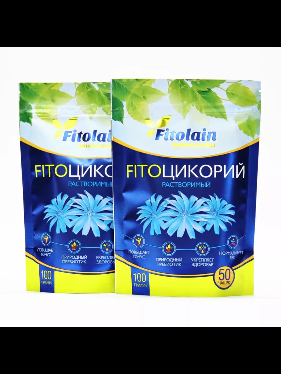 FITO Цикорий Fitolain, 2 шт. по 100 г. растворимый