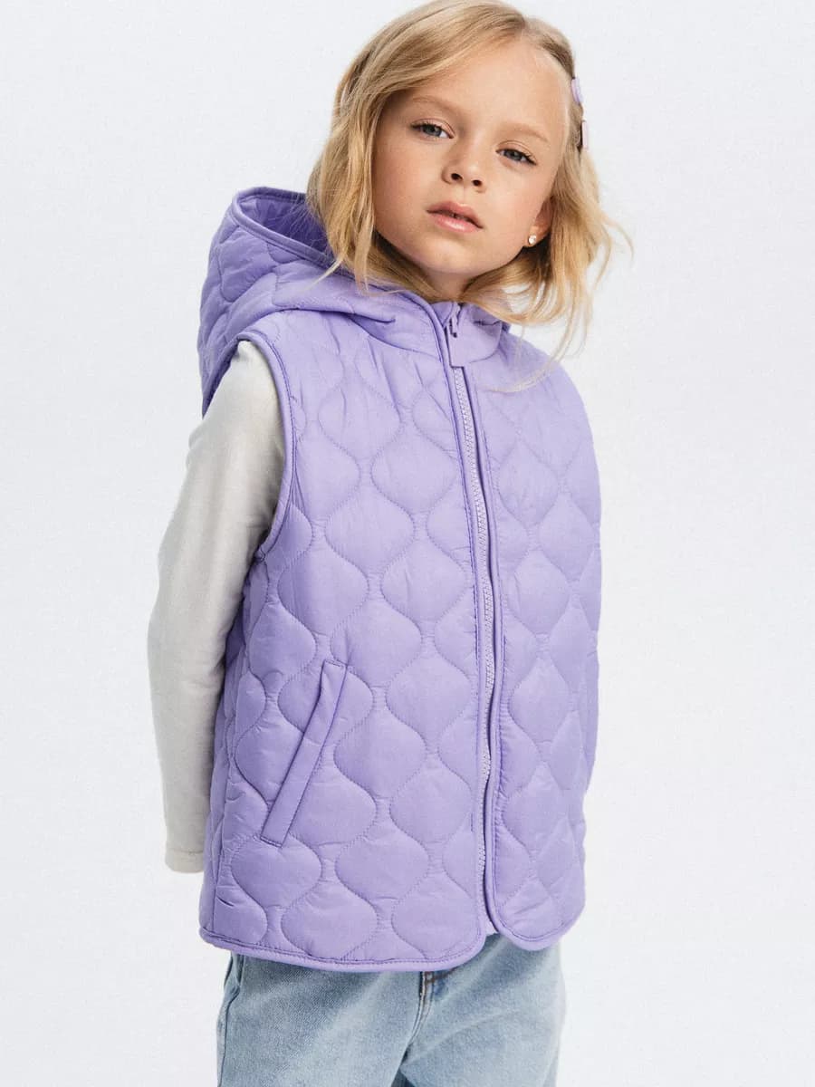 Жилет стеганый утепленный - фото 1