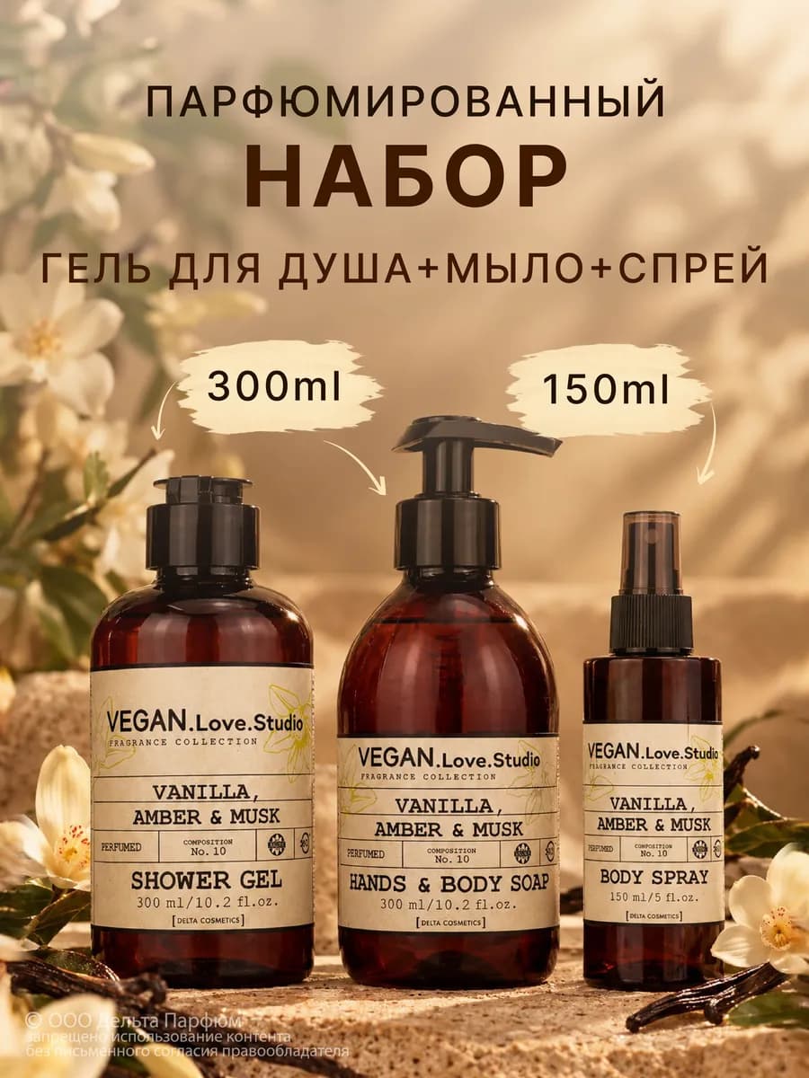 Гель для душа, мист и жидкое мыло для рук и тела