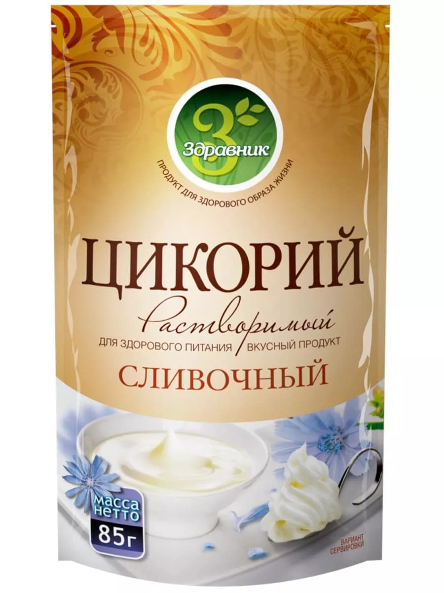 Цикорий растворимый со вкусом сливочный, 85г - фото 1