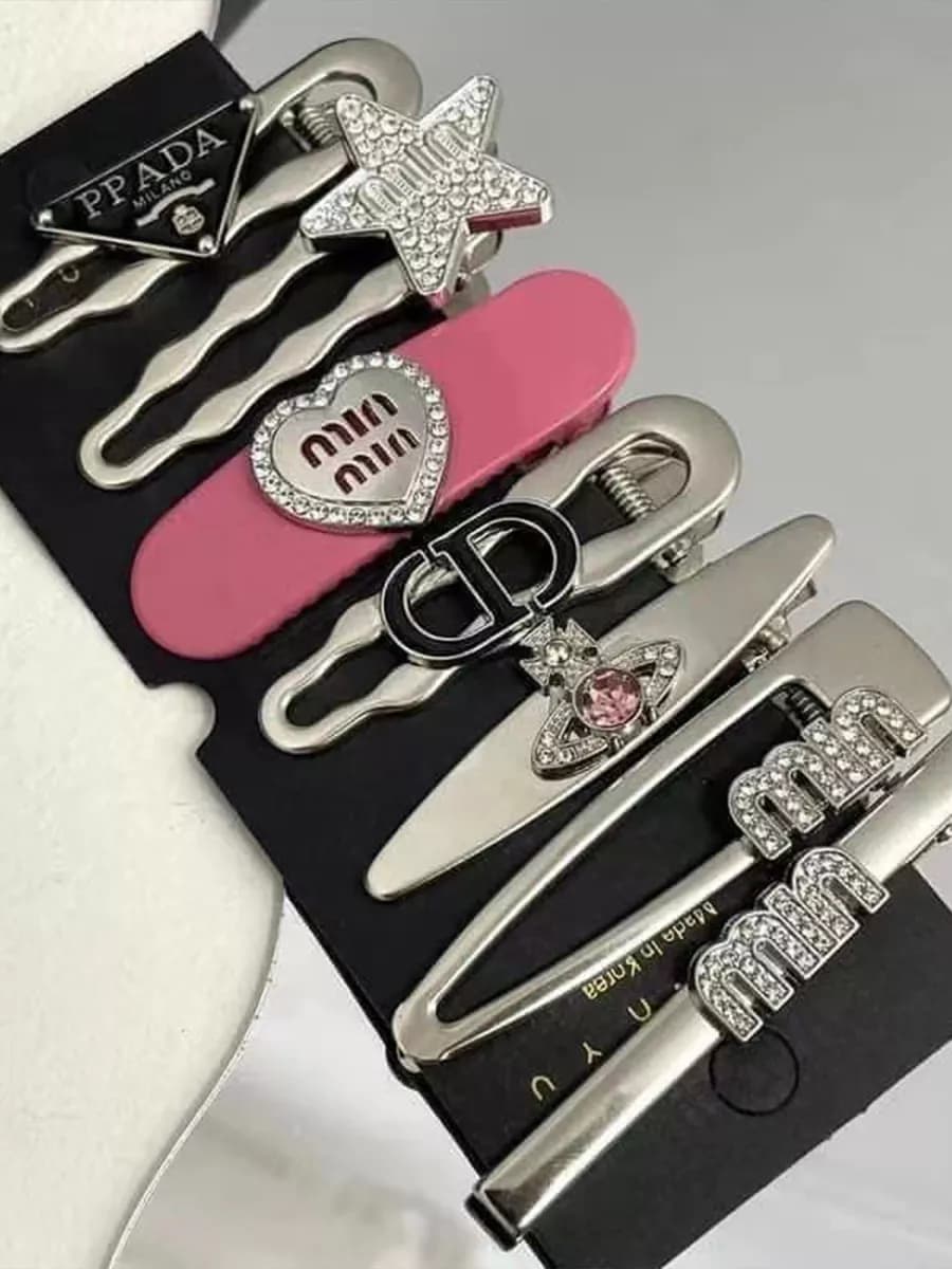 Заколки для волос набор 7 шт