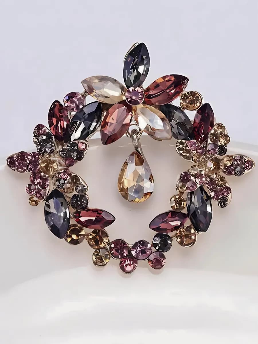 Брошь бижутерия подарок женщине - фото 1