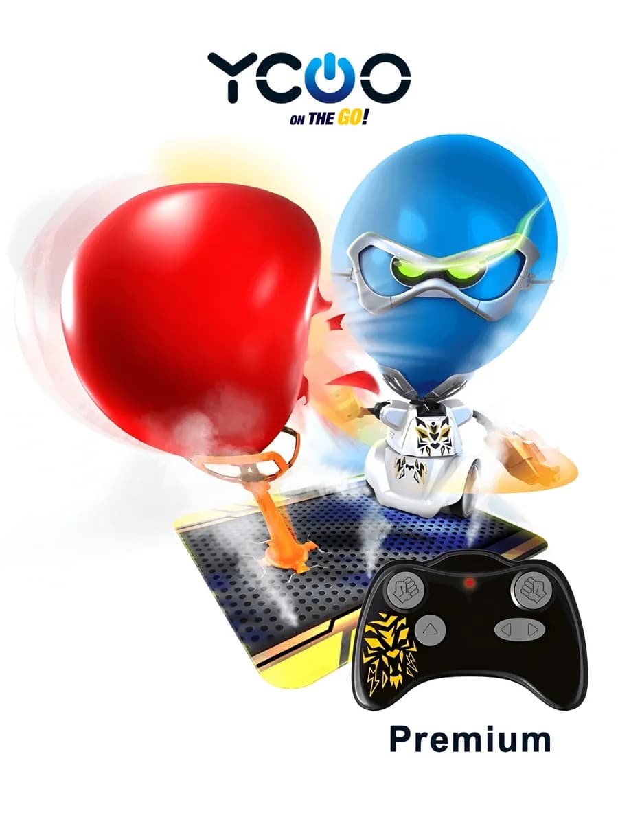 Робот игрушка боксёр на пульте управления Лопни шарик!