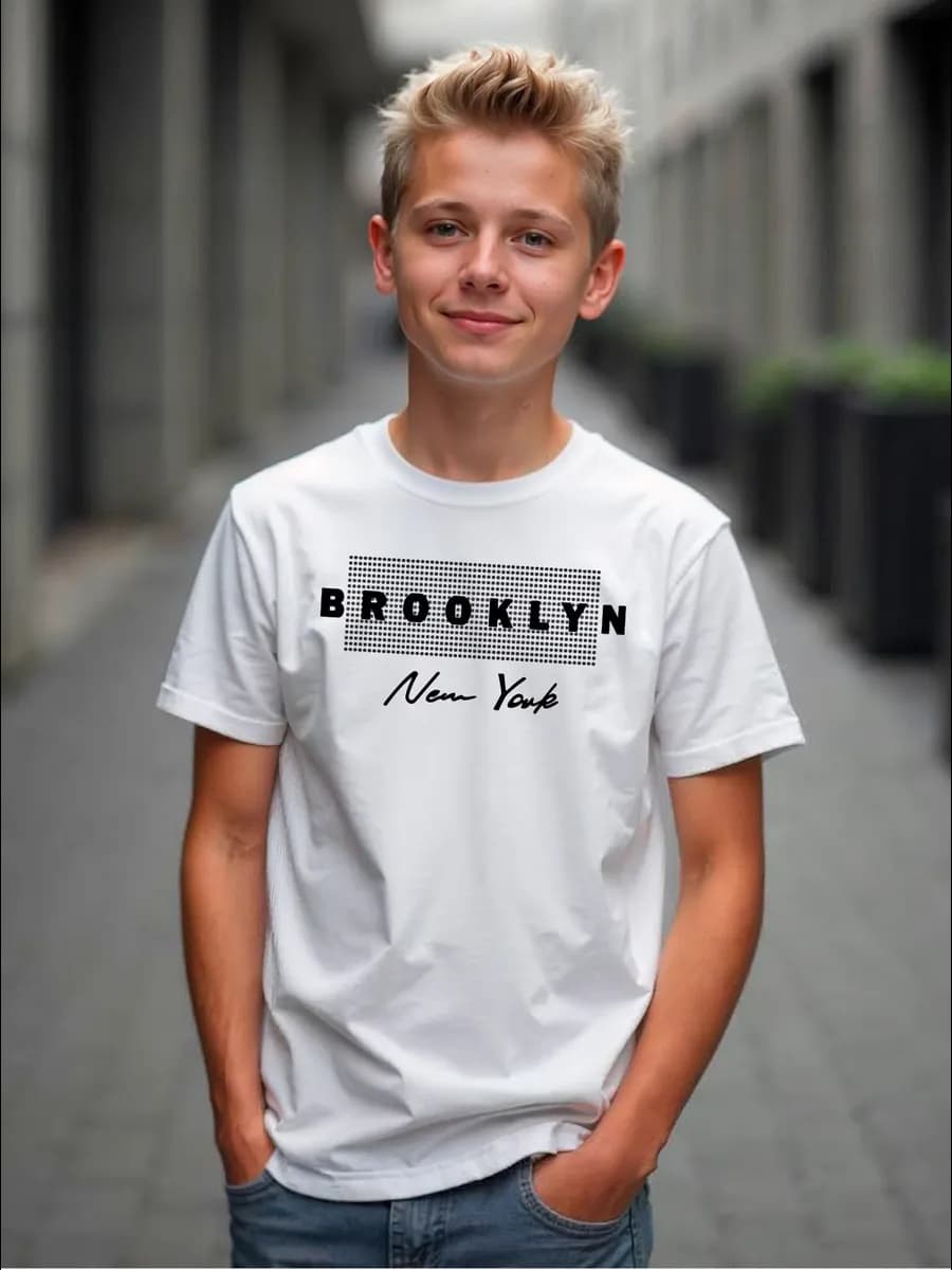 футболка детская с принтом